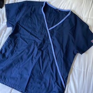 Cherokee Mini Mock Scrub Top